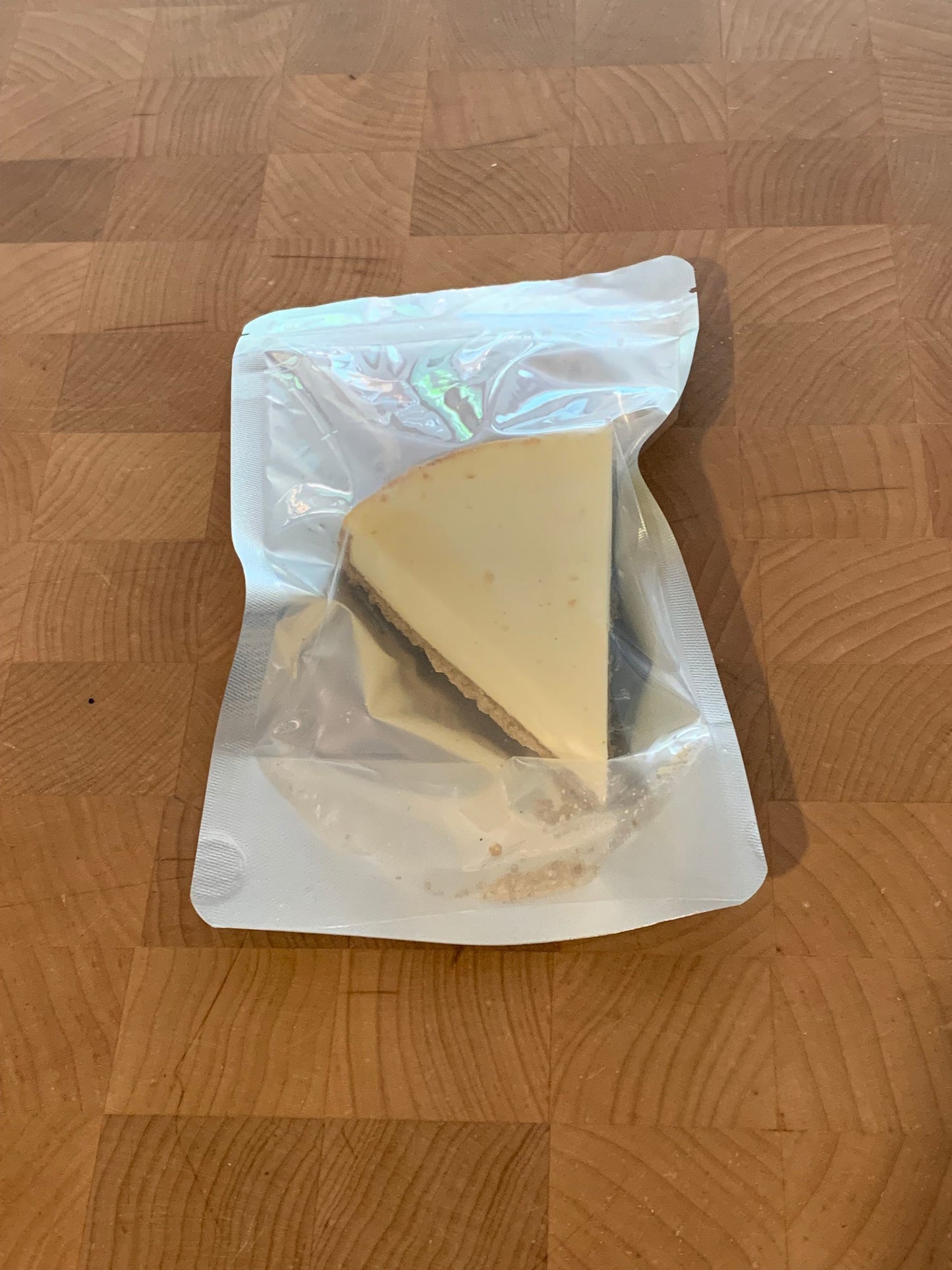 Freeze Dried Cheese Cake Slice